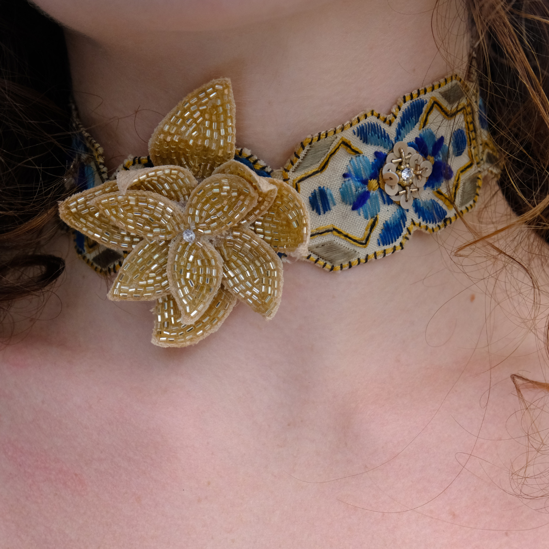 Fabric Of Time Choker